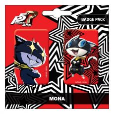 Persona 5 Royal Pin Placky 2-Pack Mona / Morgana