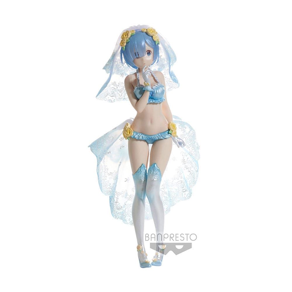 Re:Zero Starting Life In Another World Chronicle Exq Figure Academy PVC Soška Rem Special Color Ver. 22 cm Banpresto
