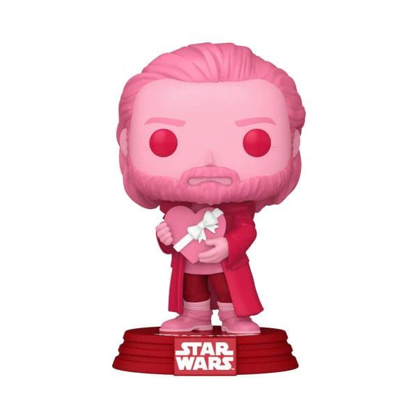 Star Wars Valentines POP! Star Wars Vinyl Figure Obi-Wan Kenobi 9 cm Funko