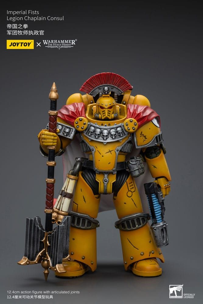 Warhammer The Horus Heresy Akční Figure 1/18 Imperial Fists Legion Chaplain Consul 12 cm Joy Toy (CN)