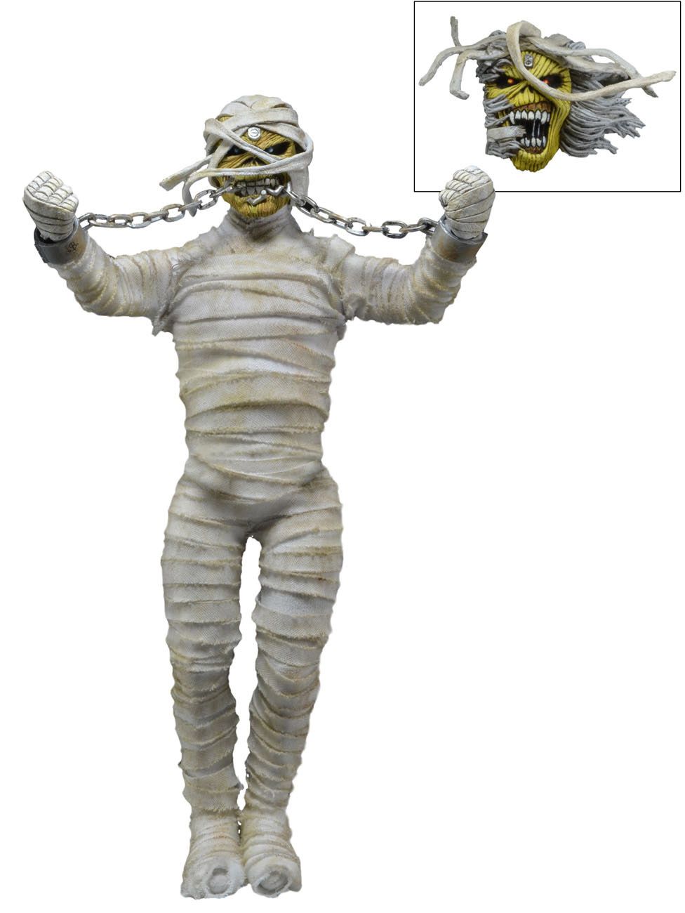 Iron Maiden Retro Akční Figure Mummy Eddie 20 cm NECA