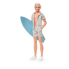 Barbie The Movie Doll Ken Wearing Pastel Striped Beach Matching Set Mattel