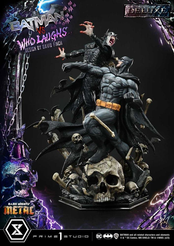 Dark Nights: Metal Ultimate Premium Masterline Series Soška 1/4 Batman VS Batman Who Laughs Deluxe Verze 67 cm Prime 1 Studio