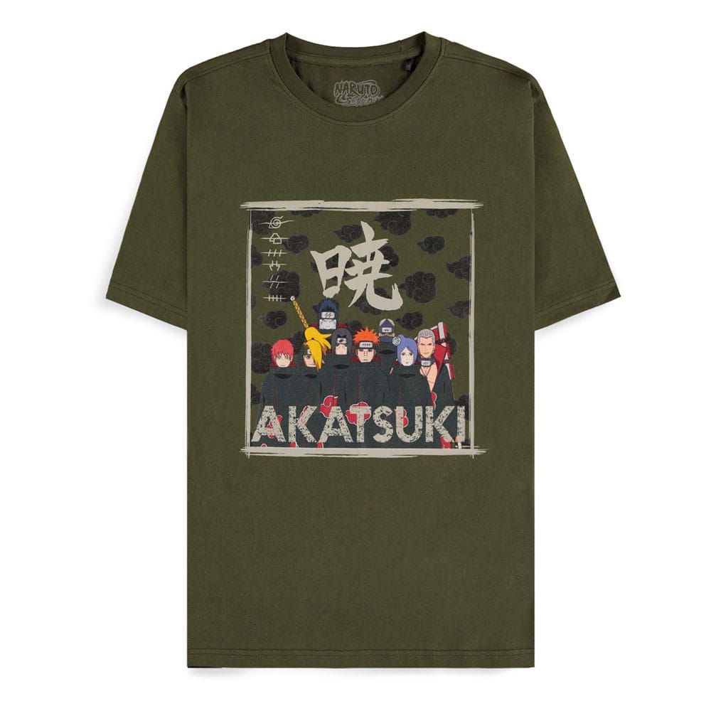 Naruto Shippuden Tričko Akatsuki Clan Velikost L Difuzed