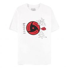 Naruto Shippuden Tričko Akatsuki Symbols White Velikost XXL
