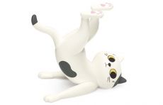 Shitaukeno Neko Figure Bicolor Cat 20 cm Shenzhen Mabell Animation Development