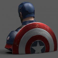 Avengers Endgame Coin Pokladnička Captain America 20 cm Semic