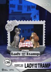 Disney 100th Anniversary D-Stage PVC Diorama Lady And The Tramp 12 cm Beast Kingdom Toys
