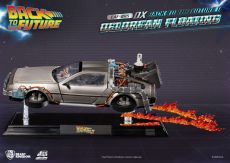 Back to the Future Egg Attack Floating Soška Back to the Future II DeLorean Deluxe Verze heo EU Exclusive 20 cm Beast Kingdom Toys