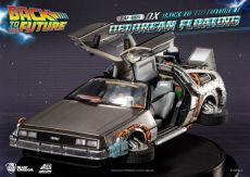 Back to the Future Egg Attack Floating Soška Back to the Future II DeLorean Deluxe Verze heo EU Exclusive 20 cm Beast Kingdom Toys