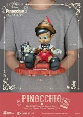 Disney Master Craft Soška Pinocchio Wooden Ver. Special Edition 27 cm Beast Kingdom Toys