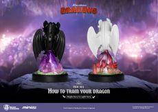 How To Train Your Dragon Mini Egg Attack Figures 2-Pack Night Fury & Light Fury 10 cm Beast Kingdom Toys