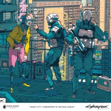 Cyberpunk 2077 Art Print Night City 45 x 60 cm Dark Horse