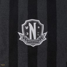 Wednesday Šála Nevermore Academy Black 190 cm Cinereplicas