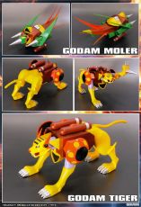 Gowappa 5 Godam Dynamite Akční Akční Figure Kai Gordam Full Blast Off Set 17 cm Evolution Toy