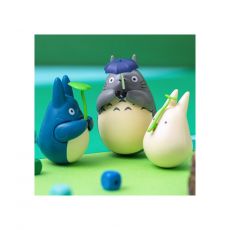 My Neighbor Totoro Round Bottomed Figurína Mid Totoro with leaf 6 cm Semic