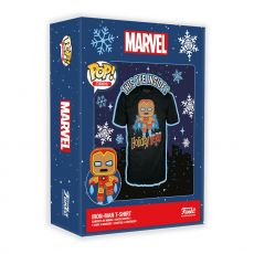 Marvel Holiday POP! Tees Tričko GB Iron Man Velikost S Funko