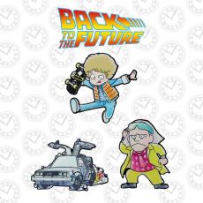 Back to the Future Pin Odznak Set Limited Japanese Edition FaNaTtik