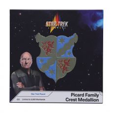 Star Trek Medallion Picard Family Crest Limited Edition FaNaTtik