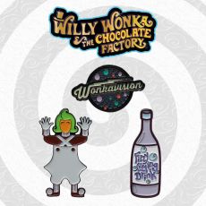 Willy Wonka & the Chocolate Factory Pin Odznak Set Limited Edition FaNaTtik