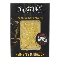 Yu-Gi-Oh! Replika Card Red Eyes B. Dragon (gold plated) FaNaTtik