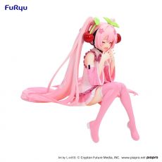 Hatsune Miku Noodle Stopper PVC Soška Sakura Miku 2023 Smile Ver. 12 cm Furyu