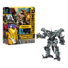 Transformers: Age of Extinction Buzzworthy Bumblebee Leader Class Akční Figure 07BB Grimlock 22 cm Hasbro