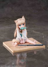 My Cat Is a Kawaii Girl PVC Soška 1/6 Kinako Sitting Fish Ver. Deluxe Verze 14 cm Hobby Sakura