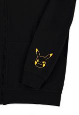 Pokemon Zipper Hoodie Mikina Pikachu Electrifying Line-art Velikost XL Difuzed