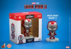 Iron Man 3 Cosbi Mini Figure Iron Man Mark 5 8 cm Hot Toys