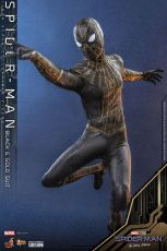 Spider-Man: No Way Home Movie Masterpiece Akční Figure 1/6 Spider-Man (Black & Gold Suit) 30 cm Hot Toys
