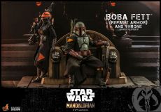 Star Wars The Mandalorian Akční Figure 1/6 Boba Fett (Repaint Armor) and Throne 30 cm Hot Toys