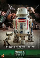 Star Wars The Mandalorian Akční Figures 1/6 R5-D4, Pit Droid, & BD-72 Hot Toys