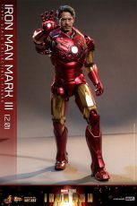 Iron Man Movie Masterpiece Series Kov. Akční Figure 1/6 Iron Man Mark III (2.0) 32 cm Hot Toys