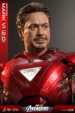 Marvel's The Avengers Movie Masterpiece Kov. Akční Figure 1/6 Iron Man Mark VI (2.0) 32 cm Hot Toys