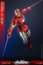 Marvel's The Avengers Movie Masterpiece Kov. Akční Figure 1/6 Iron Man Mark VI (2.0) 32 cm Hot Toys