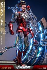 Marvel's The Avengers Movie Masterpiece Kov. Akční Figure 1/6 Iron Man Mark VI (2.0) with Suit-Up Gantry 32 cm Hot Toys