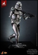 Star Wars Akční Figure 1/6 Clone Trooper (Chrome Version) 2022 Convention Exclusive 30 cm Hot Toys