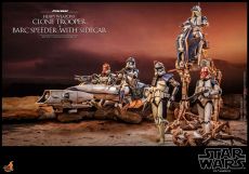 Star Wars The Clone Wars Akční Figure 1/6 Heavy Weapons Clone Trooper & BARC Speeder with Sidecar 30 cm Hot Toys