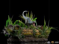 Jurassic World Fallen Kingdom Deluxe Art Scale Soška 1/10 Blue 24 cm Iron Studios