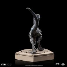Jurassic World Icons Soška Velociraptor Blue 9 cm Iron Studios