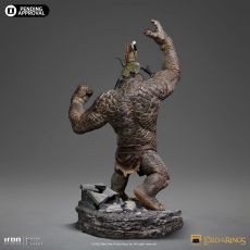 Lord Of The Rings Deluxe Art Scale Soška 1/10 Cave Troll and Legolas 72 cm Iron Studios