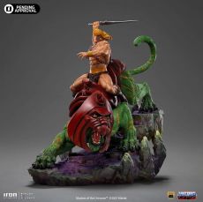 Masters of the Universe Deluxe Art Scale Soška 1/10 He-man and Battle Cat 31 cm Iron Studios