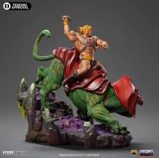 Masters of the Universe Deluxe Art Scale Soška 1/10 He-man and Battle Cat 31 cm Iron Studios