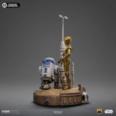 Star Wars Deluxe Art Scale Soška 1/10 C-3PO & R2D2 31 cm Iron Studios