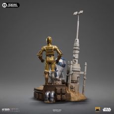 Star Wars Deluxe Art Scale Soška 1/10 C-3PO & R2D2 31 cm Iron Studios