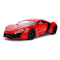 The Fast and Furious Kov. Model Hollywood Rides 1/18 Lykan Hypersport with Dom Figurka Jada Toys