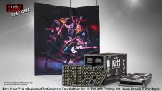 Kiss Rock Ikonz On Tour Road Case Soška + Stage Backdrop Set Alive! Tour Knucklebonz
