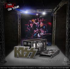 Kiss Rock Ikonz On Tour Road Case Soška + Stage Backdrop Set Alive! Tour Knucklebonz