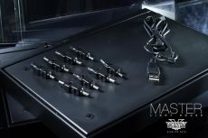 Master Light House Acrylic Display Case with Lighting for 1/6 Akční Figures (black) Legend Studio